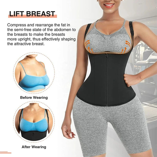 Weight Loss Body Shaper Sweat Waist Trainer