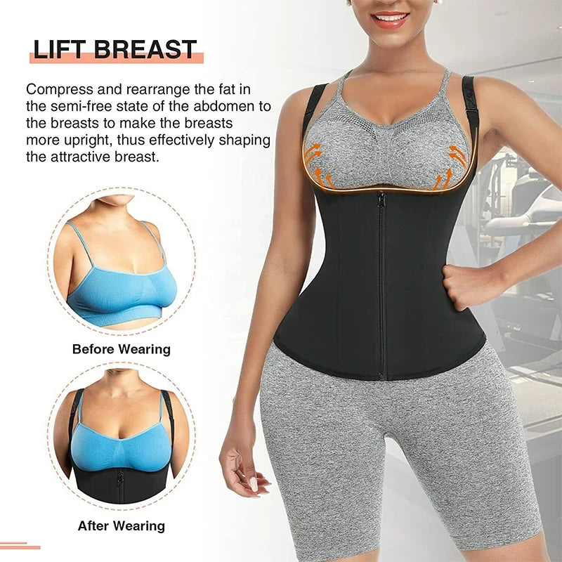 Weight Loss Body Shaper Sweat Waist Trainer