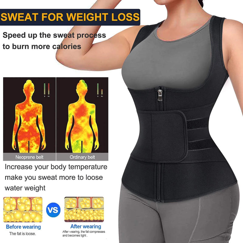 Women Sauna Sweat Waist Trainer